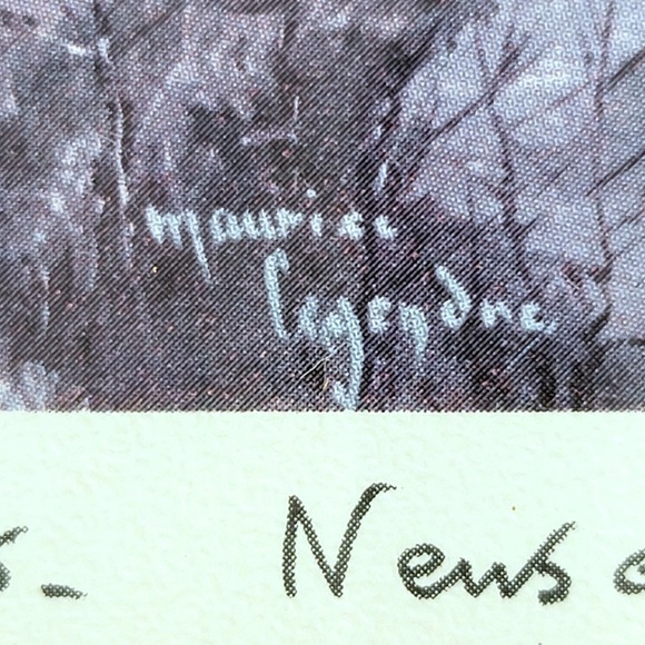 Konigsschloss Neuschwanstein Castle Art Print Maurice Legendre Krisarts 1970s - Picture 7 of 10